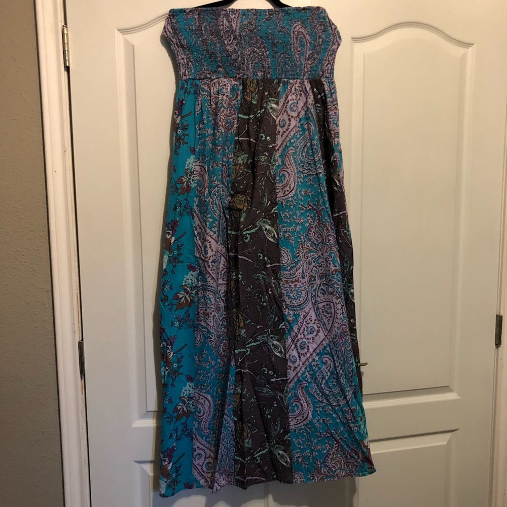 Maxi tube top dress